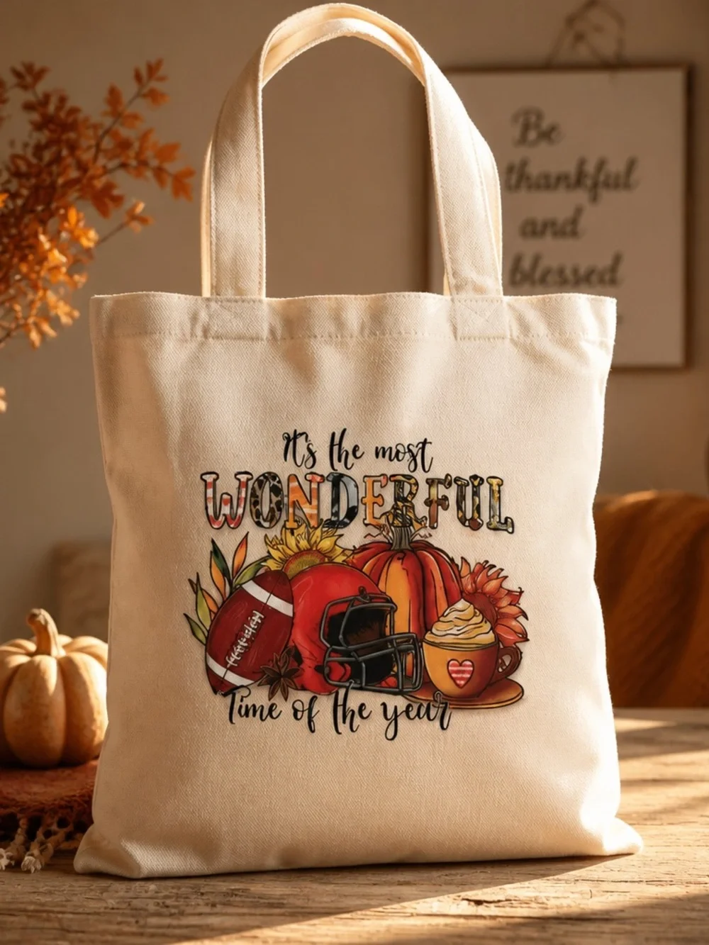 Canvas Tote Bag - Cream 